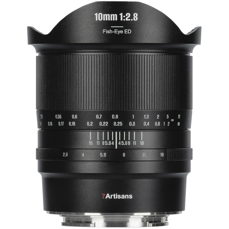 Объектив 7Artisans 10mm F2.8 Fisheye Mark II E-mount