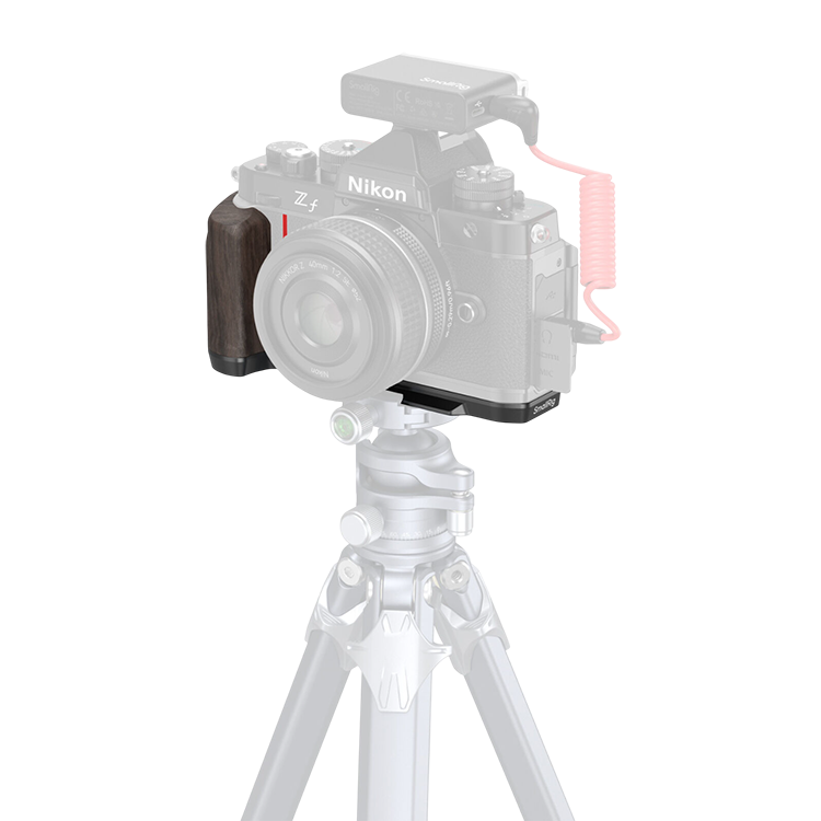 Площадка с рукояткой SmallRig 4801 Wooden для Nikon Z f Площадка с рукояткой SmallRig 4801 Wooden для Nikon Z f