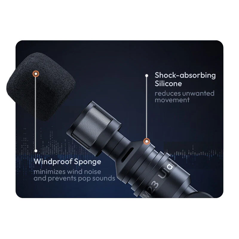 Микрофон Ulanzi AM23 Mini Type-C Микрофон Ulanzi AM23 Mini Type-C