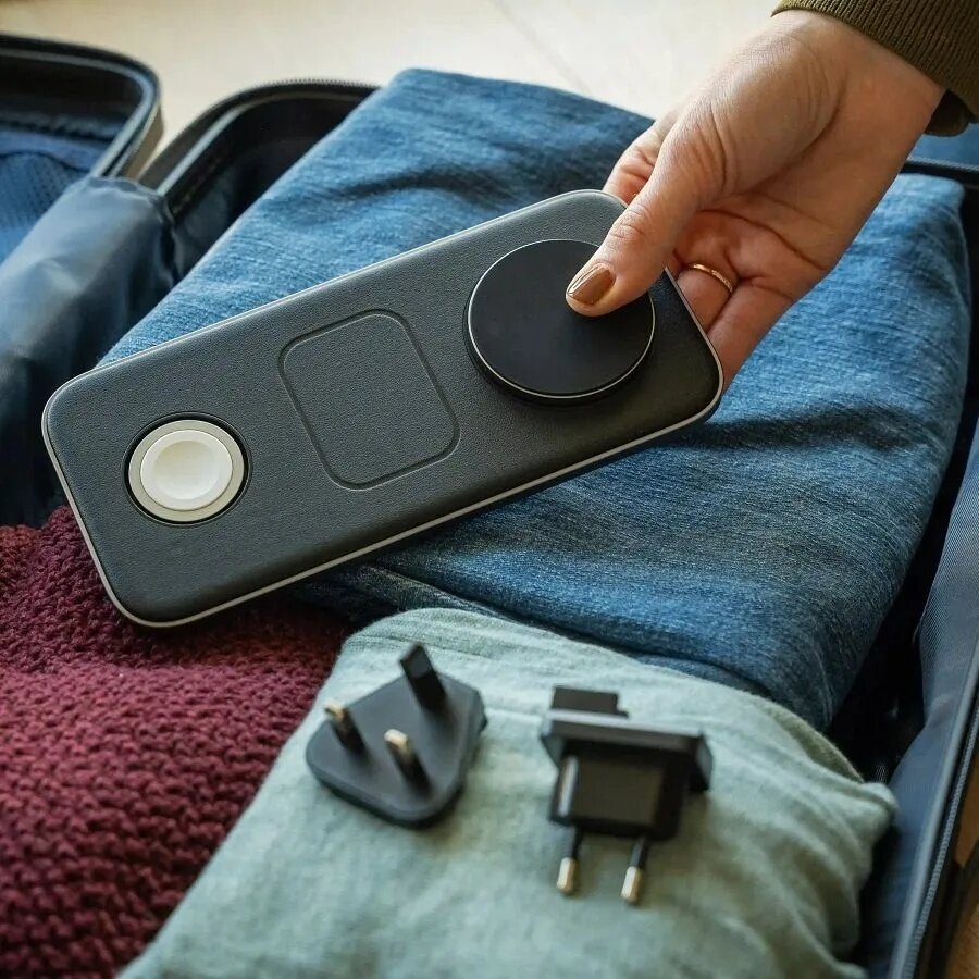 Беспроводная зарядка Satechi Qi2 Trio Wireless Charging Pad Беспроводная зарядка Satechi Qi2 Trio Wireless Charging Pad