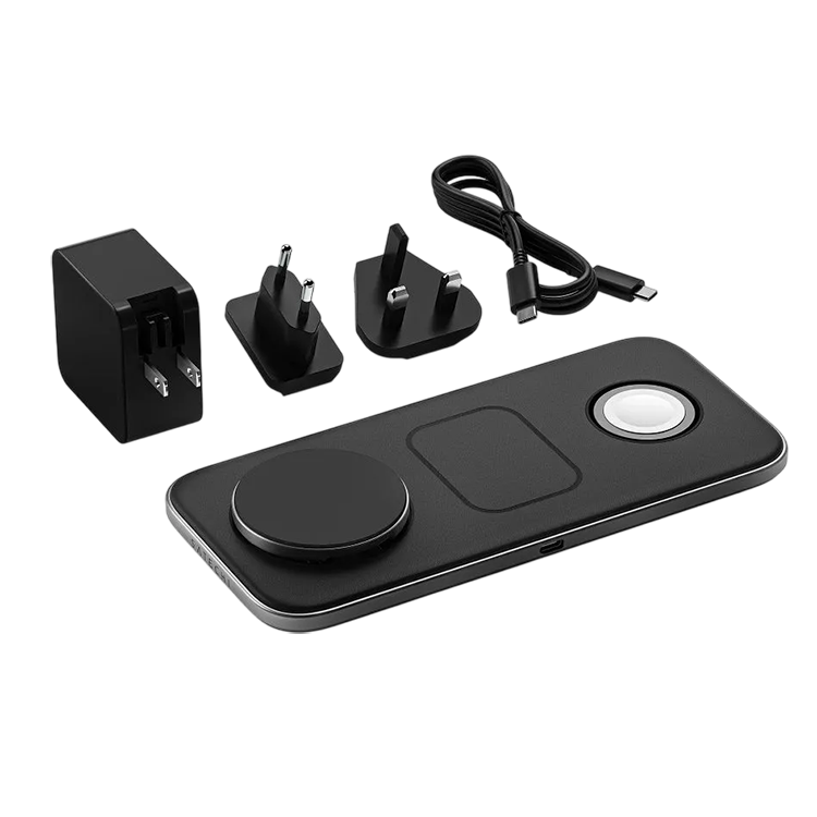 Беспроводная зарядка Satechi Qi2 Trio Wireless Charging Pad Беспроводная зарядка Satechi Qi2 Trio Wireless Charging Pad