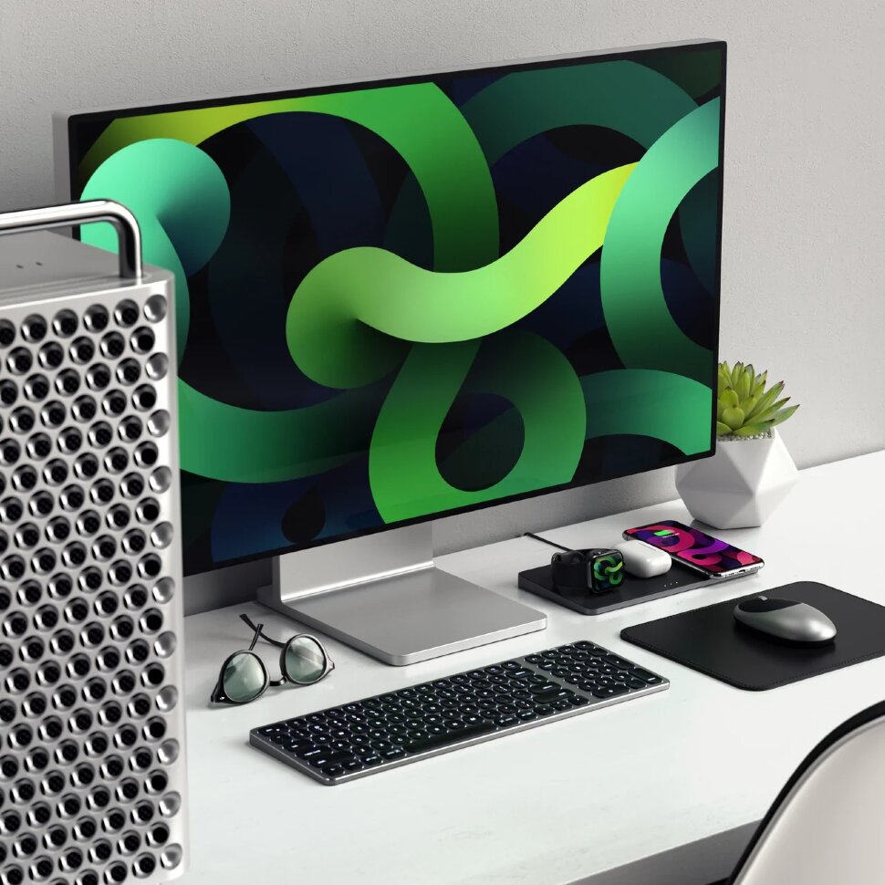 Беспроводная зарядка Satechi Trio Wireless Charger Magnetic Pad Беспроводная зарядка Satechi Trio Wireless Charger Magnetic Pad