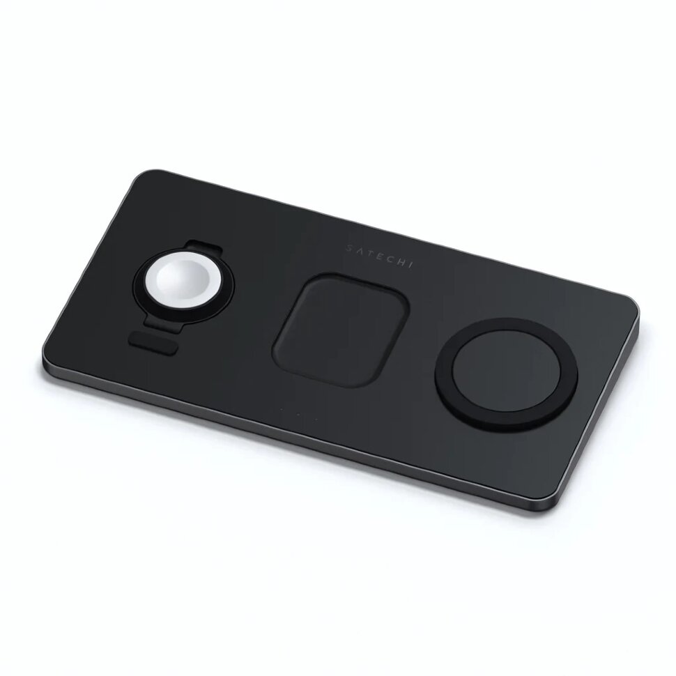 Беспроводная зарядка Satechi Trio Wireless Charger Magnetic Pad Беспроводная зарядка Satechi Trio Wireless Charger Magnetic Pad