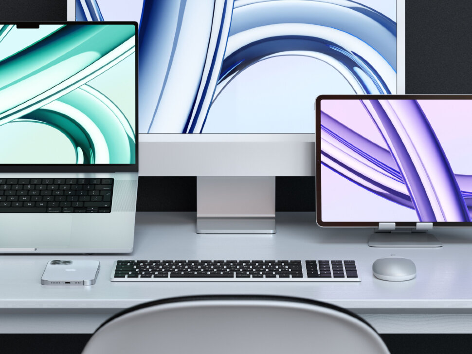 Клавиатура Satechi Slim X2 Bluetooth RU Серебро Клавиатура Satechi Slim X2 Bluetooth RU Серебро