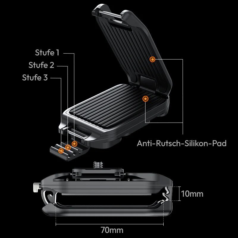 Быстросъёмное крепление Ulanzi UKA07 на лямку рюкзака Быстросъёмное крепление Ulanzi UKA07 на лямку рюкзака