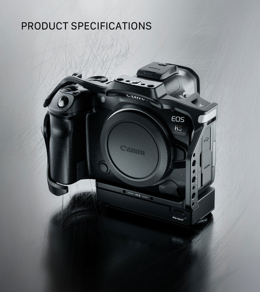 Клетка Tilta Advanced Kit для Canon R5 Mark II Чёрная Клетка Tilta Advanced Kit для Canon R5 Mark II Чёрная