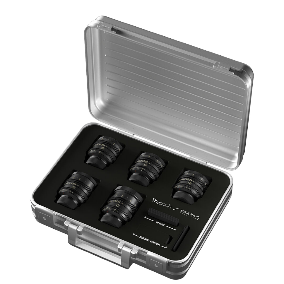 Комплект объективов Thypoch Simera-C 21/28/35/50/75mm T1.5 M-mount Комплект объективов Thypoch Simera-C 21/28/35/50/75mm T1.5 M-mount