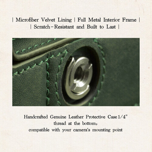 Чехол Tilta Leather Camera Case для Fujifilm X100VI Зелёный Чехол Tilta Leather Camera Case для Fujifilm X100VI Зелёный