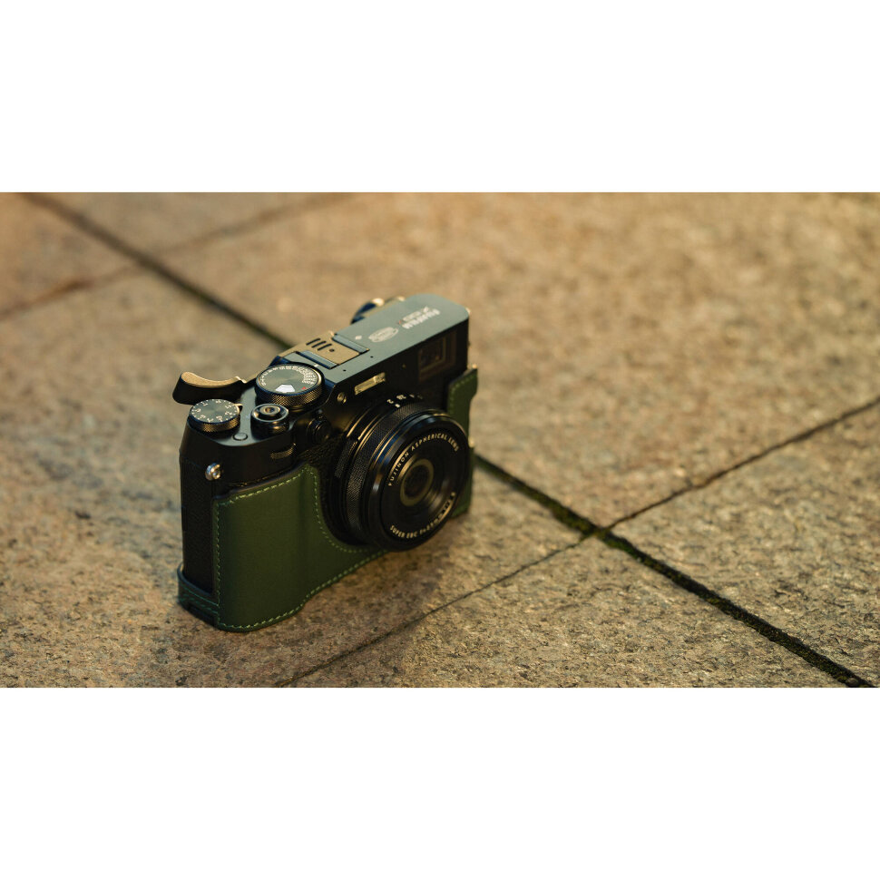 Чехол Tilta Leather Camera Case для Fujifilm X100VI Зелёный Чехол Tilta Leather Camera Case для Fujifilm X100VI Зелёный