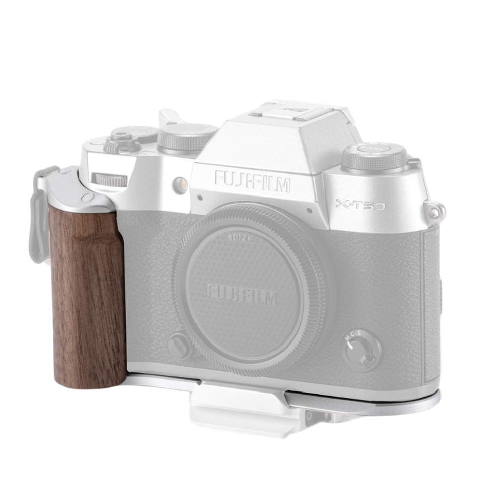 Площадка с рукояткой Tilta Wooden Grip для Fujifilm X-T50 Серебро Площадка с рукояткой Tilta Wooden Grip для Fujifilm X-T50 Серебро