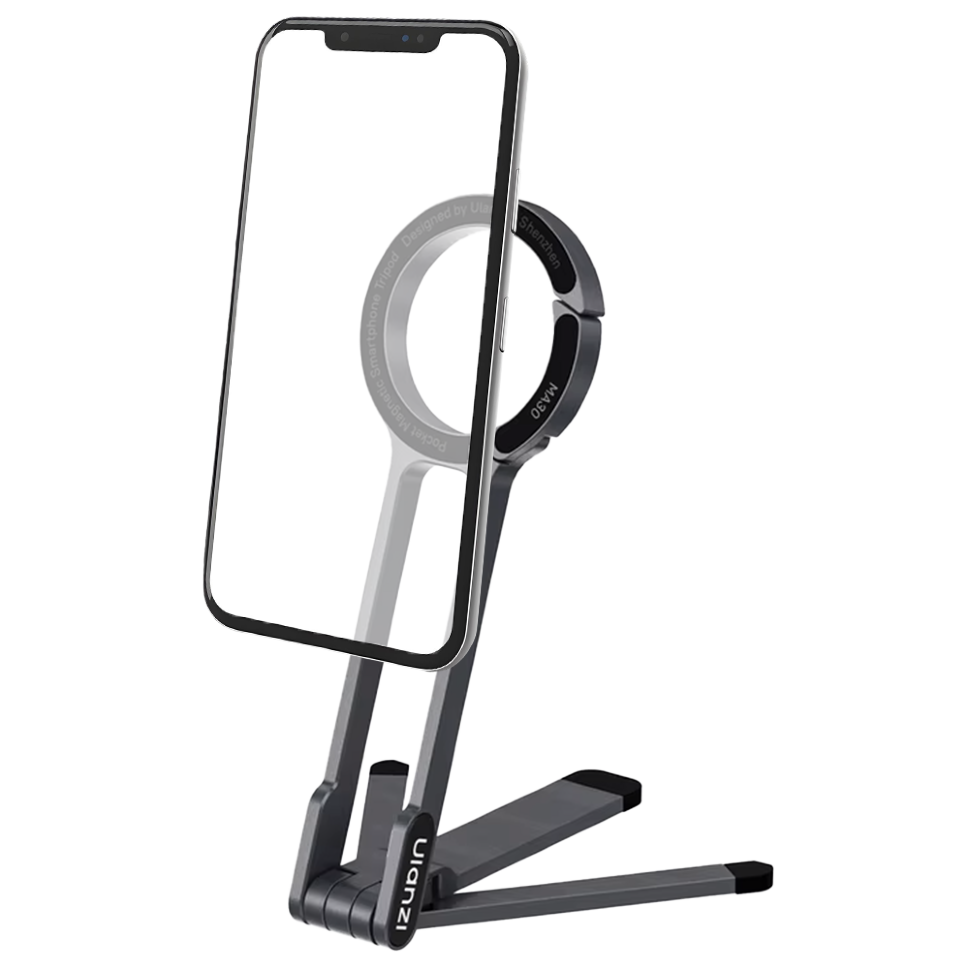 Подставка - карабин Ulanzi MA30 MagSafe Серая Подставка - карабин Ulanzi MA30 MagSafe Серая