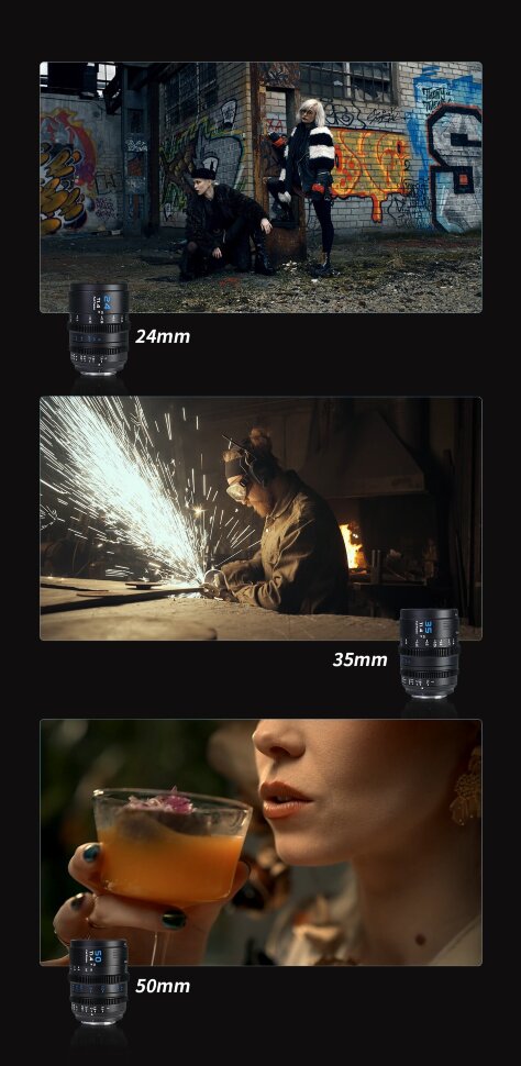 Объектив Sirui Vision Prime 1 Cine 24mm Т1.4 FF Чёрный Объектив Sirui Vision Prime 1 Cine 24mm Т1.4 FF Чёрный