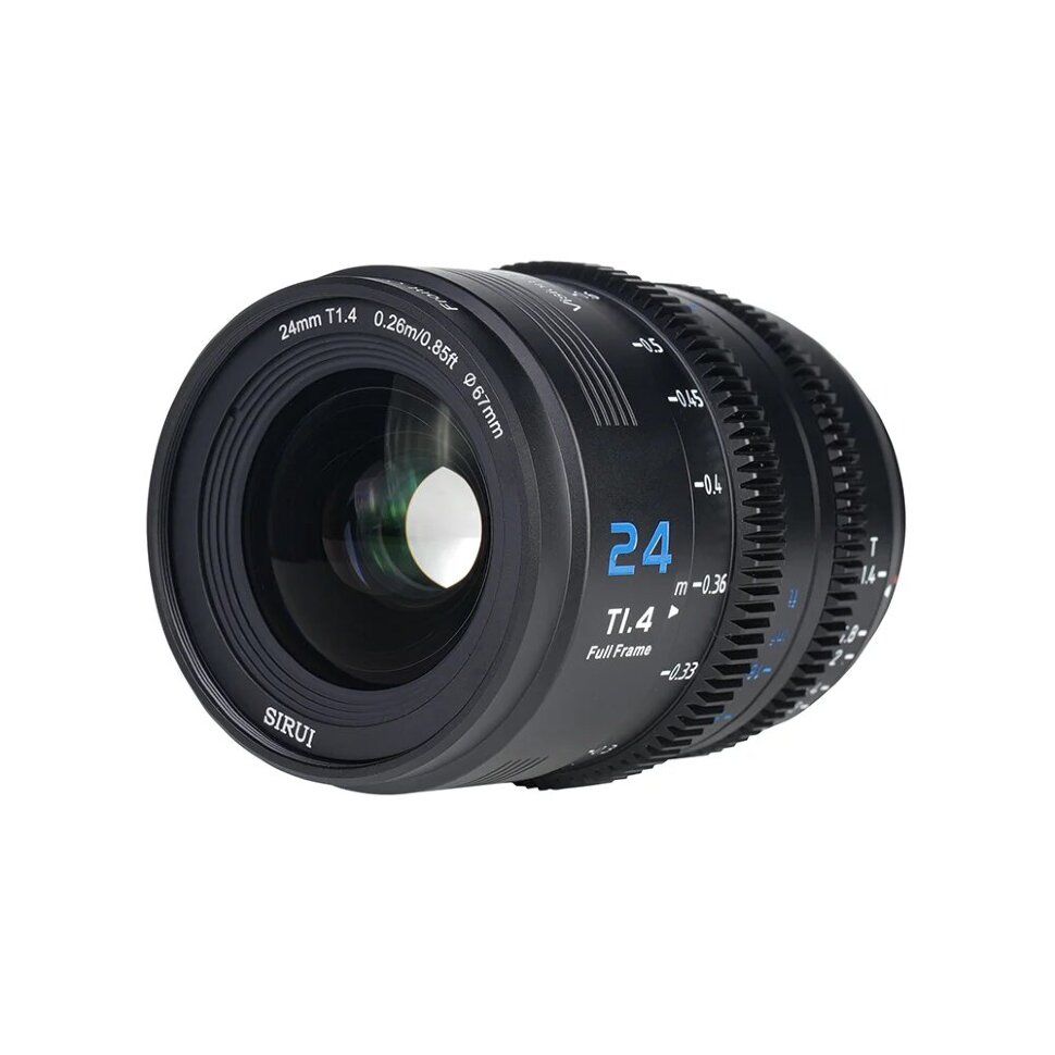 Объектив Sirui Vision Prime 1 Cine 24mm Т1.4 FF Чёрный Объектив Sirui Vision Prime 1 Cine 24mm Т1.4 FF Чёрный