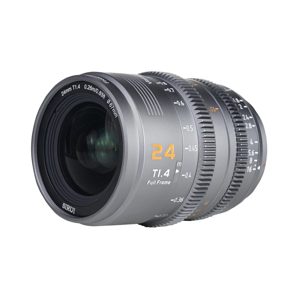 Объектив Sirui Vision Prime 1 Cine 24mm Т1.4 FF Серый Объектив Sirui Vision Prime 1 Cine 24mm Т1.4 FF Серый