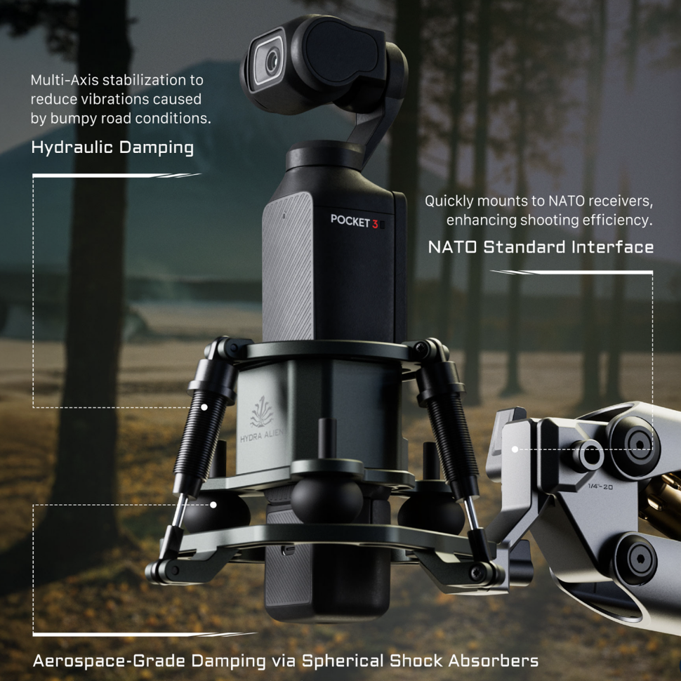 Подвес Tilta Hydra Alien Mini Master Kit Зелёный Подвес Tilta Hydra Alien Mini Master Kit Зелёный