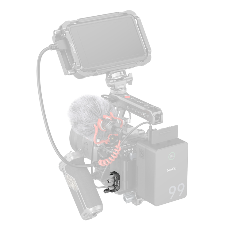 Зажим Type-C/Multi кабеля SmallRig 4829 для клетки HawkLock Sony FX3 / FX30 Зажим Type-C/Multi кабеля SmallRig 4829 для клетки HawkLock Sony FX3 / FX30