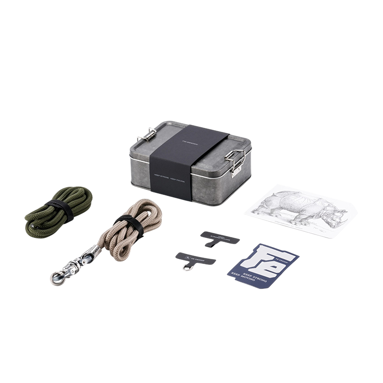 Набор ремешков Tilta Fe Lanyard Buckle Kit Серебро - Зелёный/Бежевый Набор ремешков Tilta Fe Lanyard Buckle Kit Серебро - Зелёный/Бежевый