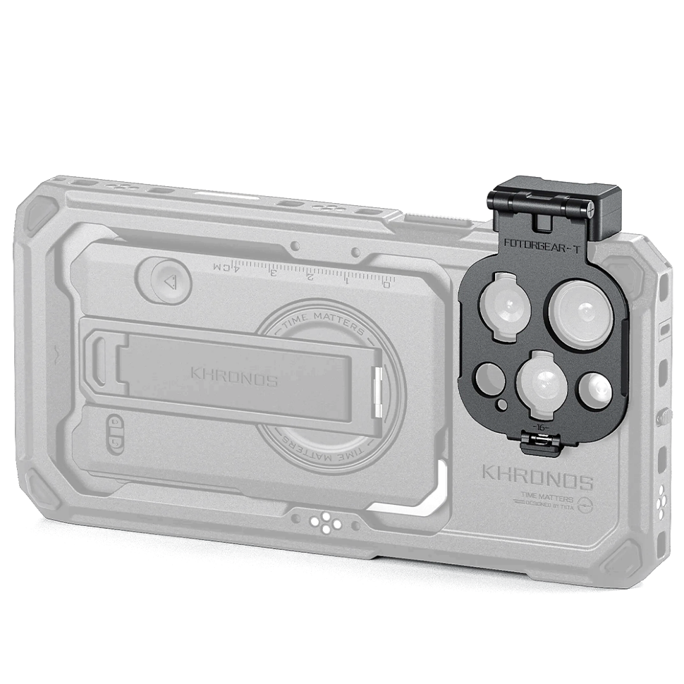 Адаптер Tilta Khronos Lens Adapter для объектива Fotorgear T-mount для iPhone 16 Pro/Pro Max Серый Адаптер Tilta Khronos Lens Adapter для объектива Fotorgear T-mount для iPhone 16 Pro/Pro Max Серый