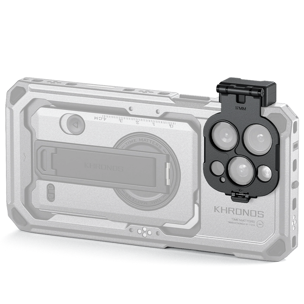 Адаптер Tilta Khronos Lens Adapter для объектива 17мм для iPhone 16 Pro/Pro Max Чёрный Адаптер Tilta Khronos Lens Adapter для объектива 17мм для iPhone 16 Pro/Pro Max Чёрный