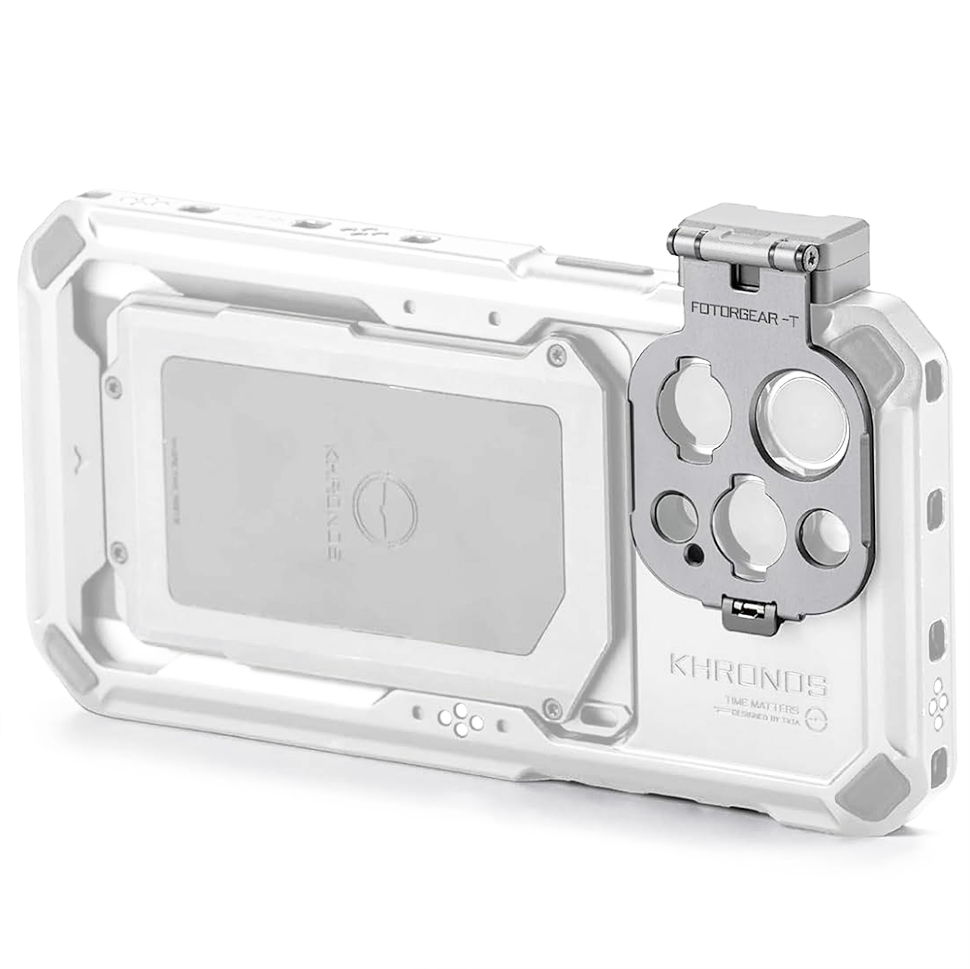 Адаптер Tilta Khronos Lens Adapter V2 для объектива FotorGear T для iPhone 15 Pro/Pro Max Белый Адаптер Tilta Khronos Lens Adapter V2 для объектива FotorGear T для iPhone 15 Pro/Pro Max Белый