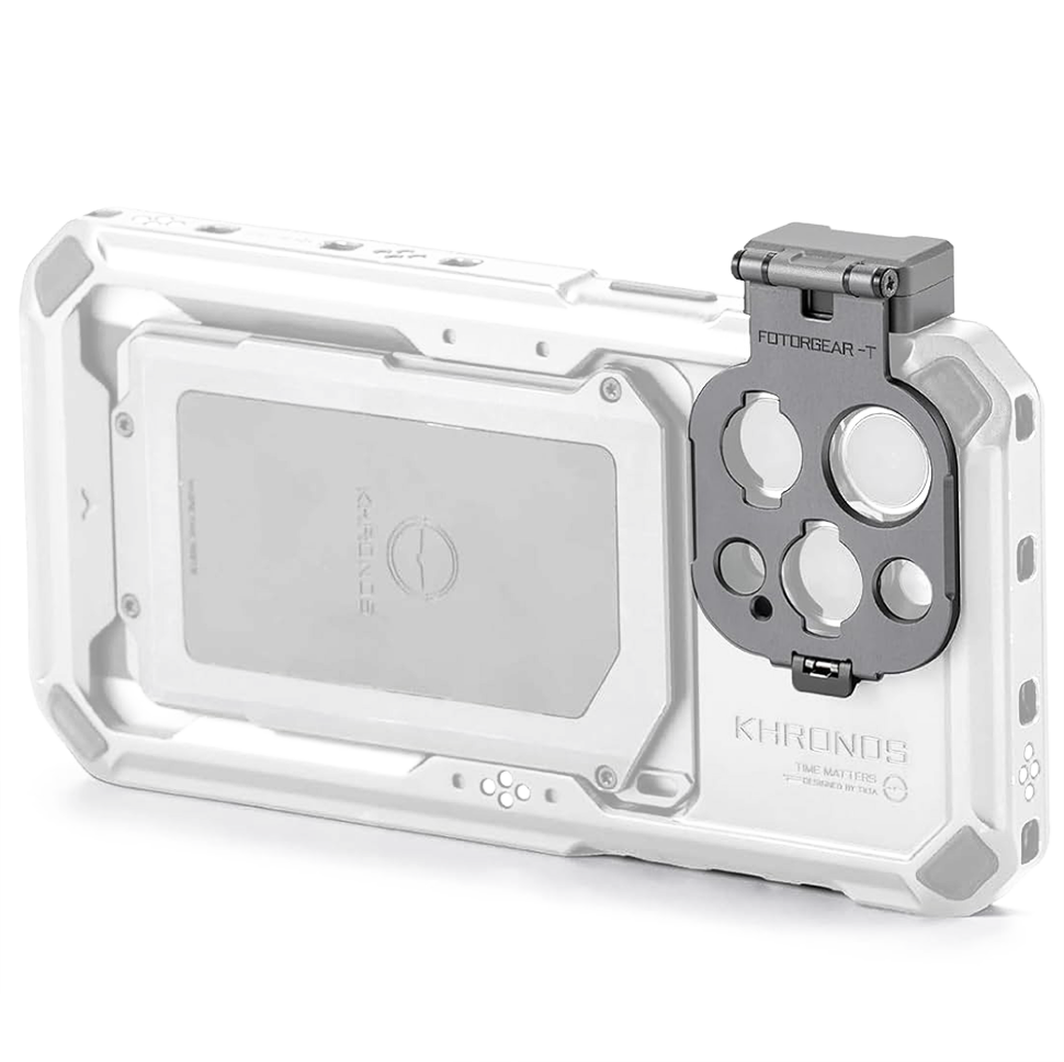 Адаптер Tilta Khronos Lens Adapter V2 для объектива FotorGear T для iPhone 15 Pro/Pro Max Серый Адаптер Tilta Khronos Lens Adapter V2 для объектива FotorGear T для iPhone 15 Pro/Pro Max Серый