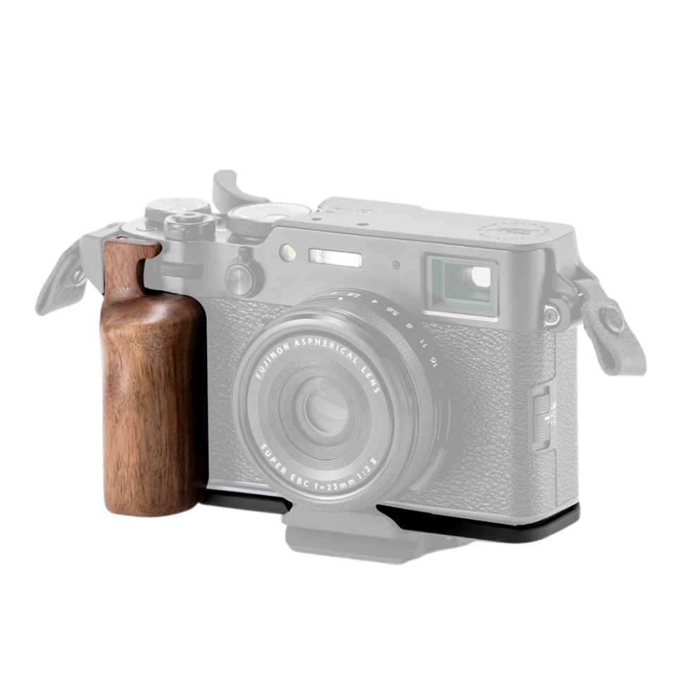 Площадка с рукояткой Tilta Wooden Grip для Fujifilm X100VI Чёрная Площадка с рукояткой Tilta Wooden Grip для Fujifilm X100VI Чёрная