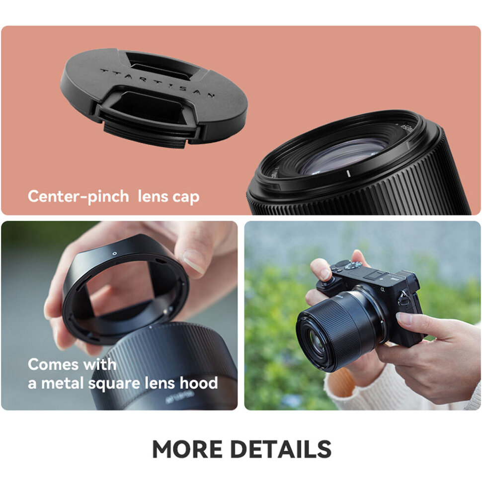 Объектив TTartisan AF 56mm F1.8 E-mount Чёрный Объектив TTartisan AF 56mm F1.8 E-mount Чёрный