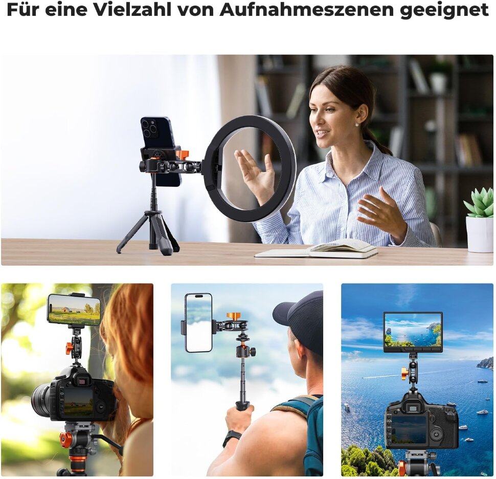 Magic arm K&F Concept MS27 Cold Shoe Magic arm K&F Concept MS27 Cold Shoe