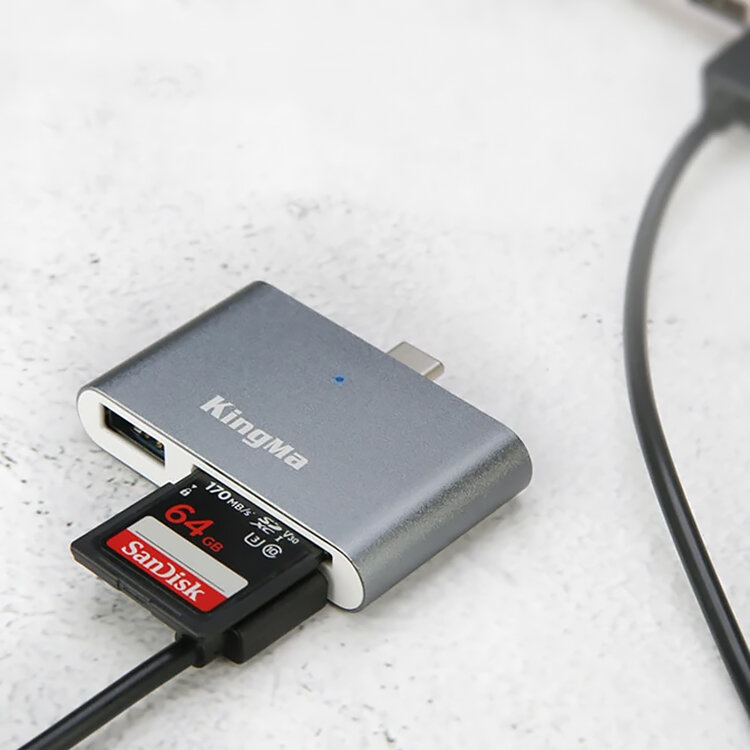 Картридер KingMa BMU008 Type-C OTG Картридер KingMa BMU008 Type-C OTG