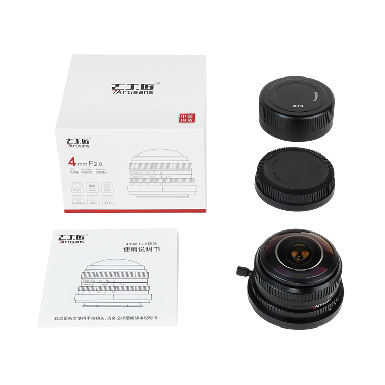 Объектив 7Artisans 4mm F2.8 E-mount Объектив 7Artisans 4mm F2.8 E-mount