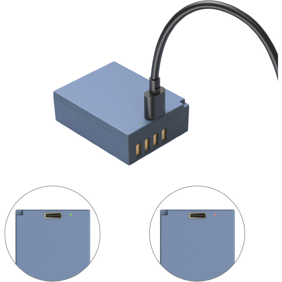 Аккумулятор SmallRig 5062 NP-W126S Type-C Синий Аккумулятор SmallRig 5062 NP-W126S Type-C Синий