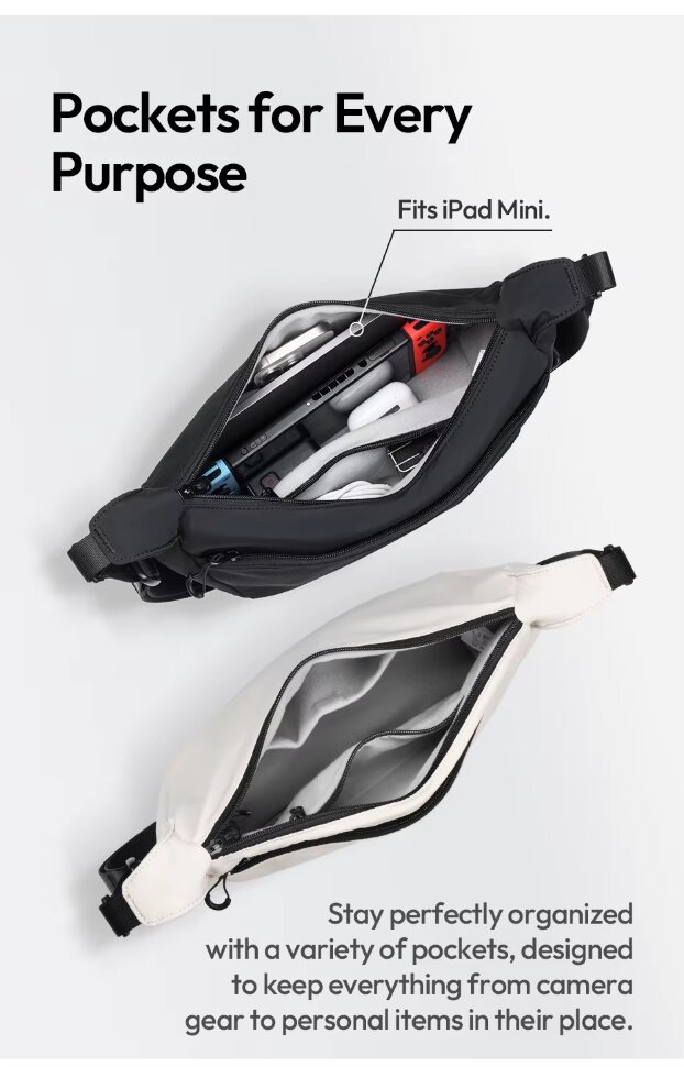 Сумка Ulanzi HMN1 Crossbody Чёрная Сумка Ulanzi HMN1 Crossbody Чёрная