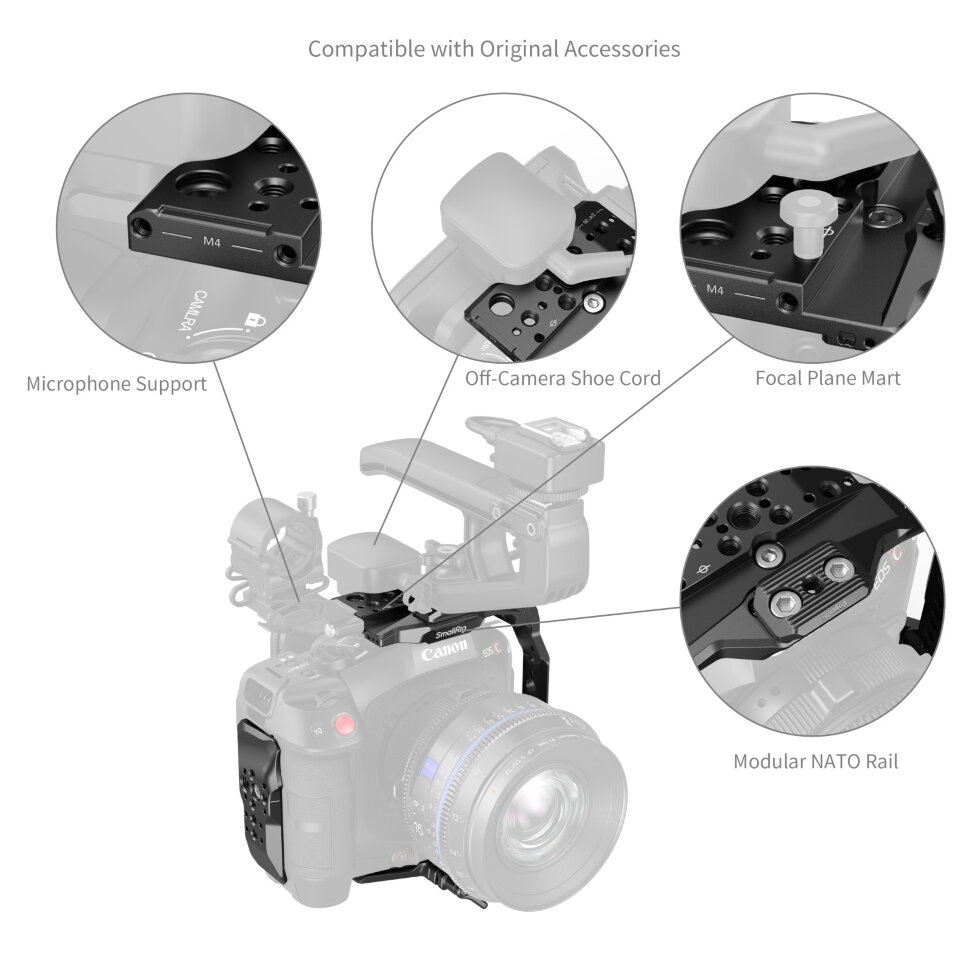 Клетка SmallRig 5136 Kit для Canon C80 Клетка SmallRig 5136 Kit для Canon C80