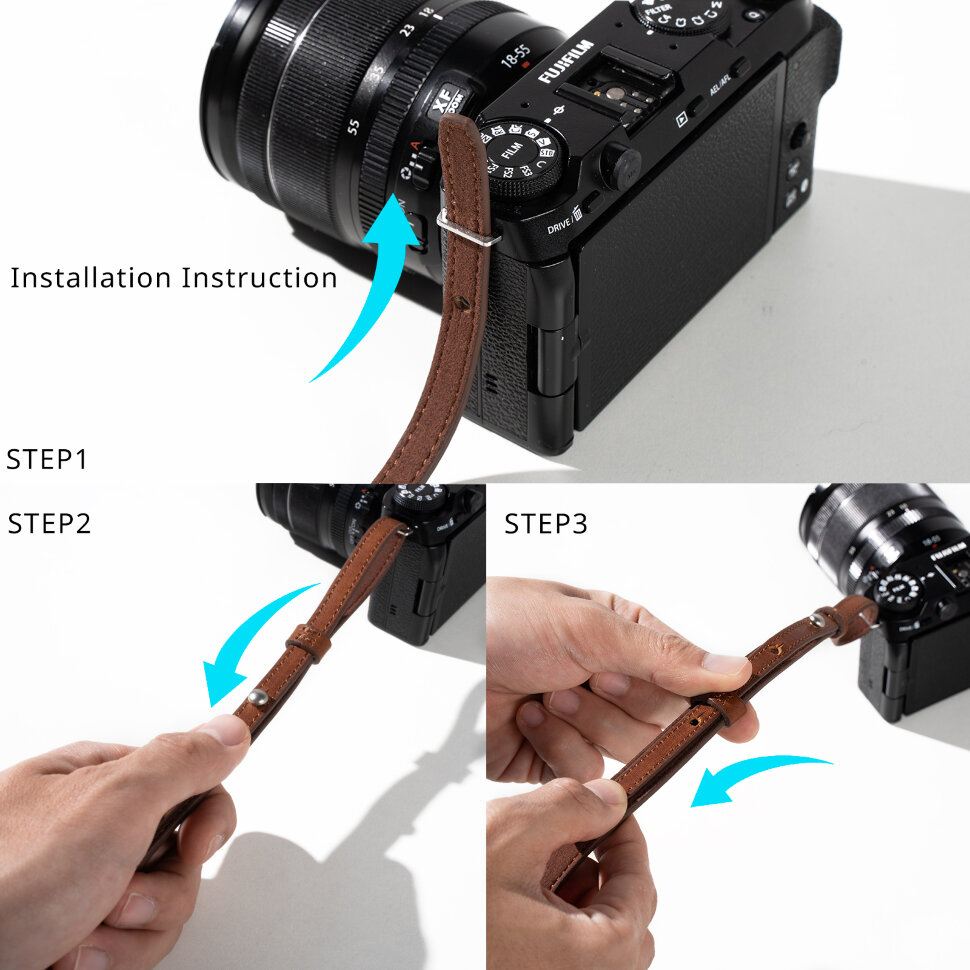 Шейный ремень SmallRig 5209 Universal Leather Strap Коричневый Шейный ремень SmallRig 5209 Universal Leather Strap Коричневый