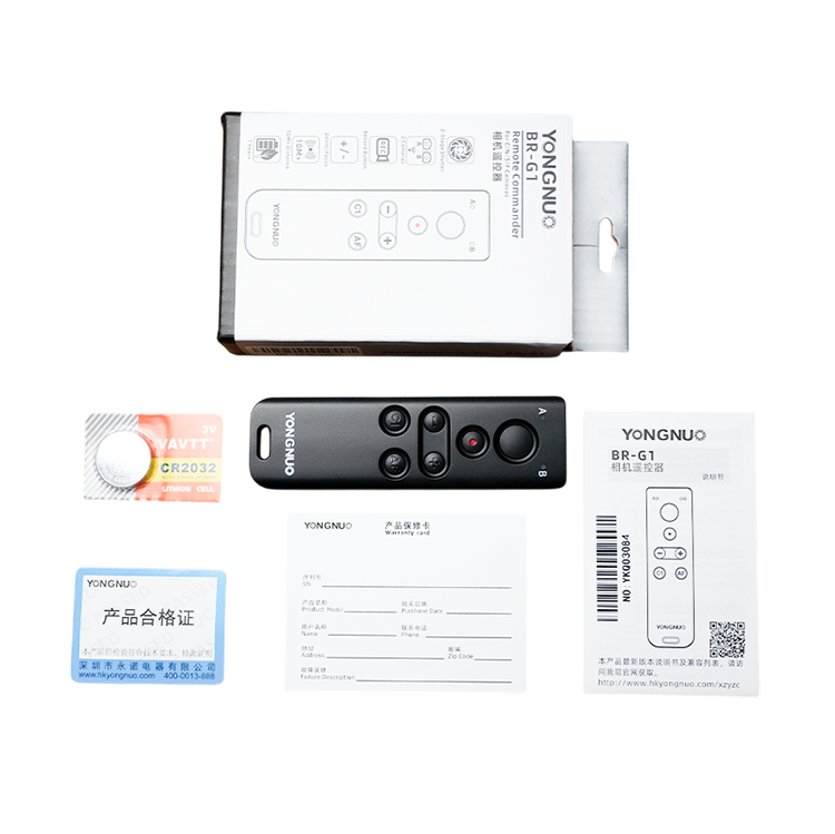 Пульт YongNuo BR-G1 Remote для Canon, Sony, Fujifilm, Nikon Пульт YongNuo BR-G1 Remote для Canon, Sony, Fujifilm, Nikon