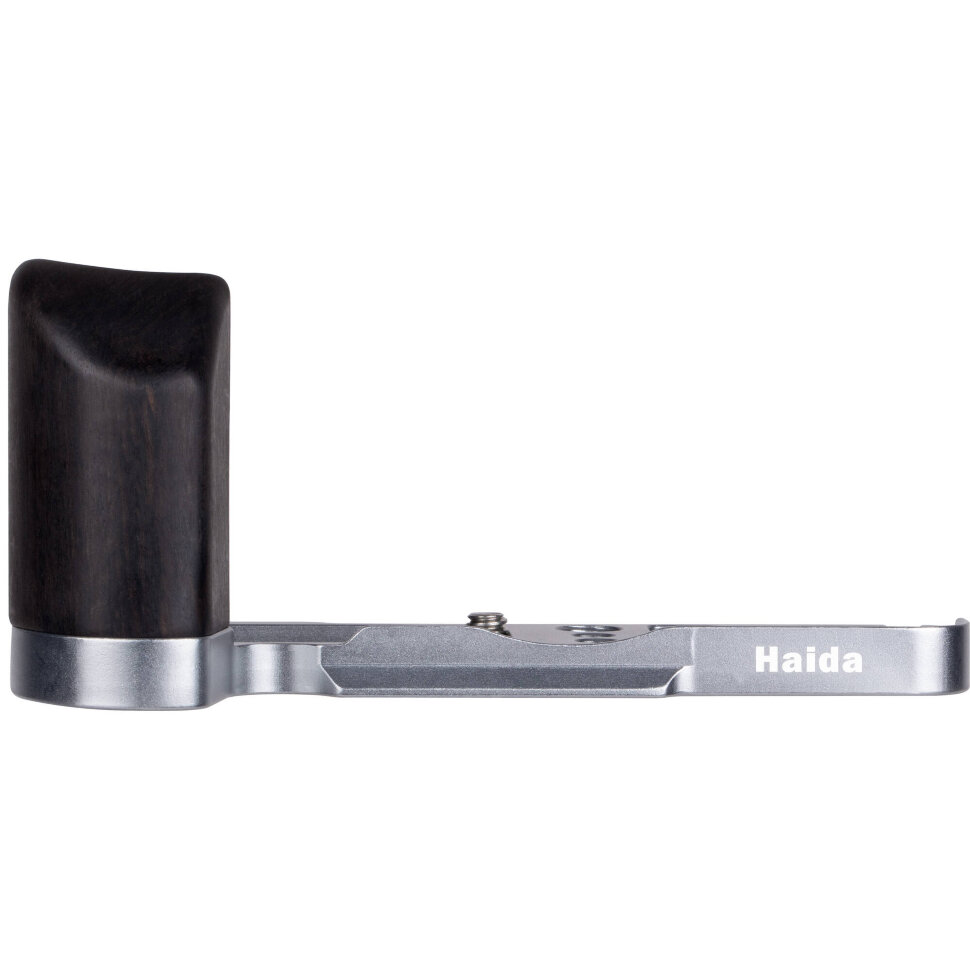 Площадка с рукояткой Haida L-Shaped Hand Grip для Fujifilm X100V/X100VI Серебро Площадка с рукояткой Haida L-Shaped Hand Grip для Fujifilm X100V/X100VI Серебро