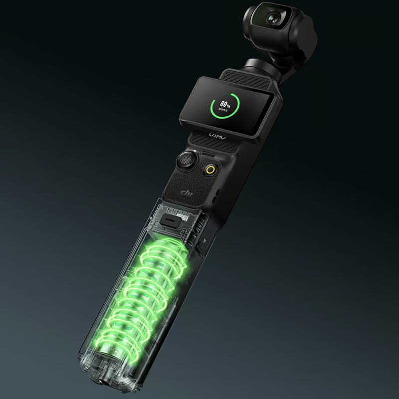 Аккумуляторная рукоятка Ulanzi PK-12 Mini Quadpod для DJI Osmo Pocket 3 Аккумуляторная рукоятка Ulanzi PK-12 Mini Quadpod для DJI Osmo Pocket 3