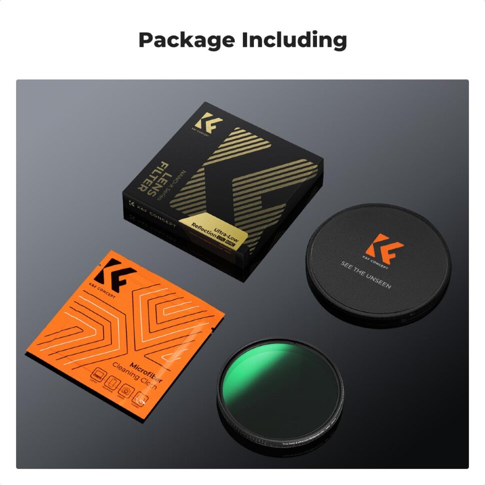 Светофильтр K&F Concept Nano-X Ultra-Low Reflection CPL MRC 67мм Светофильтр K&F Concept Nano-X Ultra-Low Reflection CPL MRC 67мм