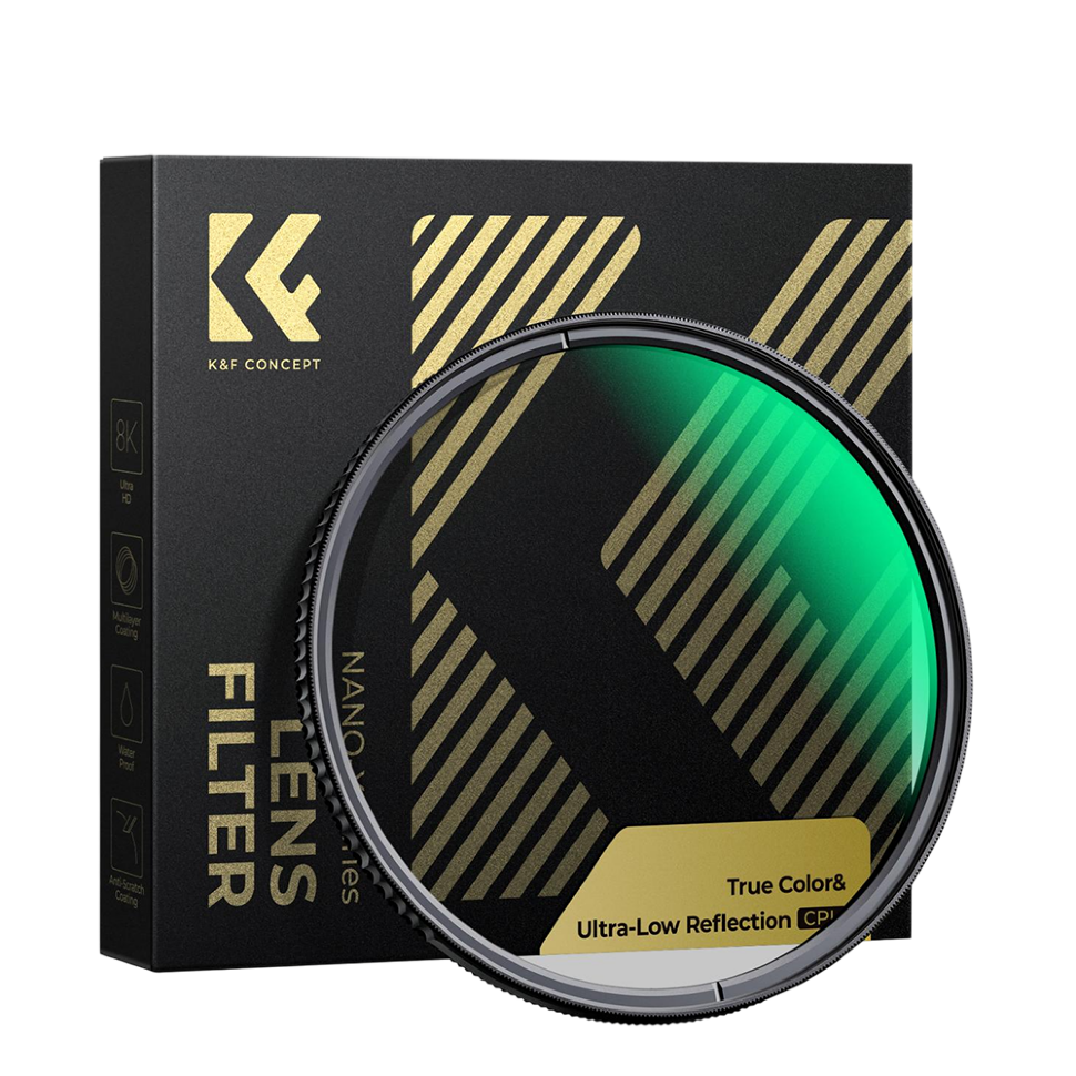 Светофильтр K&F Concept Nano-X Ultra-Low Reflection CPL MRC 37мм
