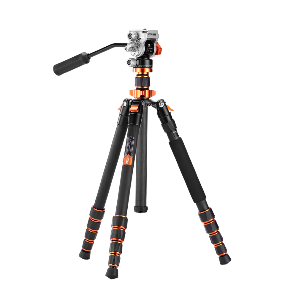 Штатив K&F Concept Omni O255C4 с головой FH-03