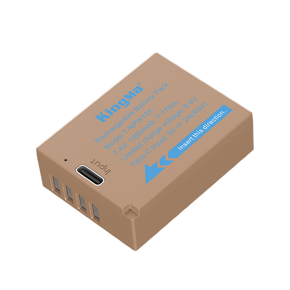 Аккумулятор KingMa NP-W126 Type-C 1050мАч Аккумулятор KingMa NP-W126 Type-C 1050мАч