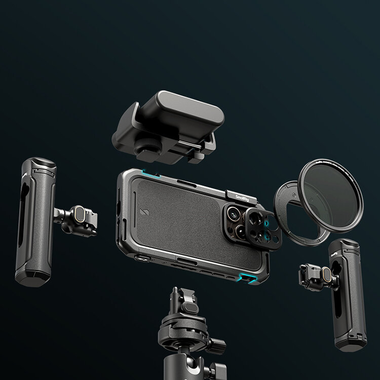 Клетка SmallRig Dual Handheld Kit для iPhone 16 Pro Max Клетка SmallRig Dual Handheld Kit для iPhone 16 Pro Max