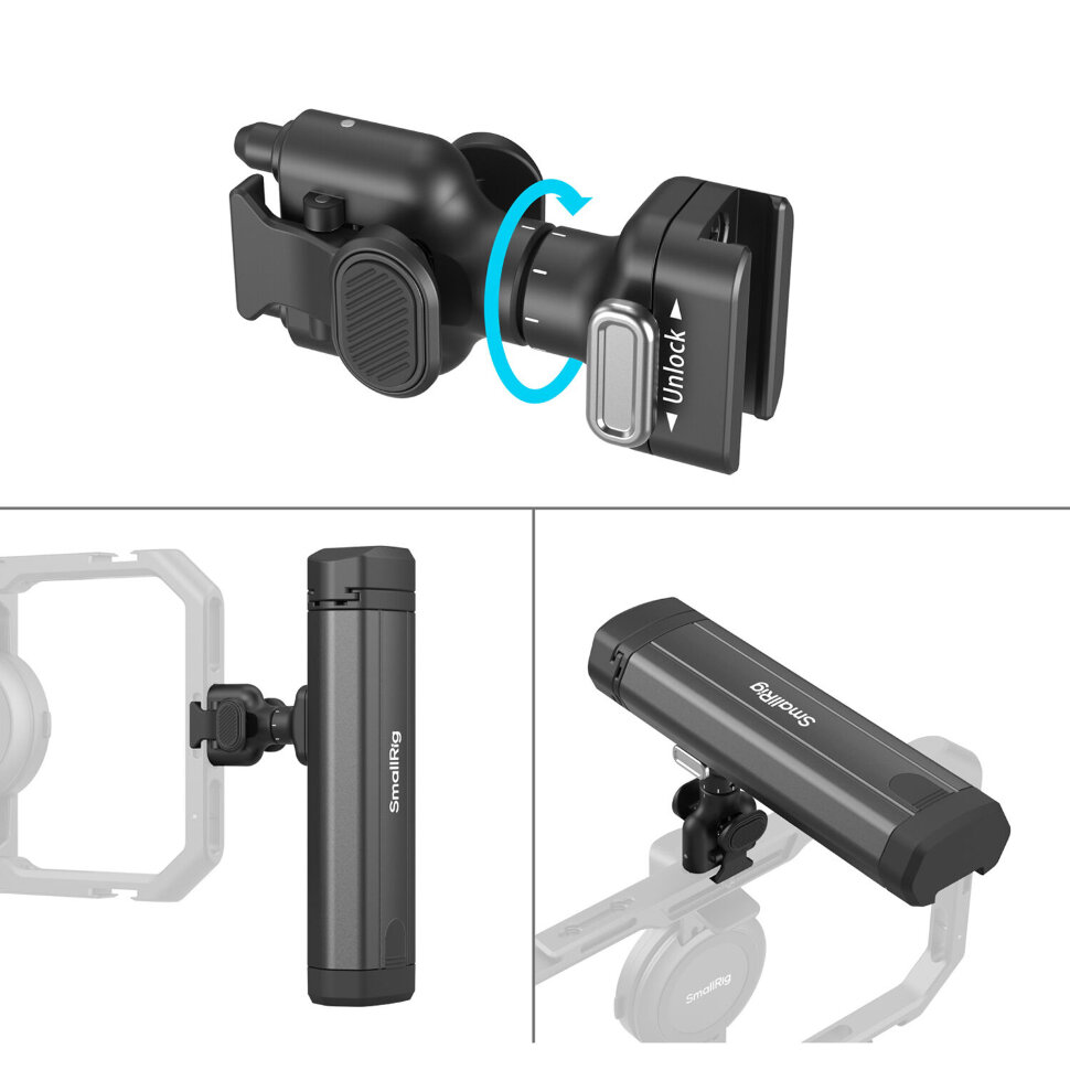 Рукоятка SmallRig HawkLock Rotatable Bilateral Рукоятка SmallRig HawkLock Rotatable Bilateral