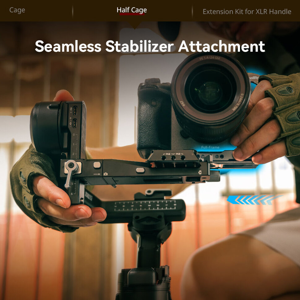 Клетка SmallRig 4770 HawkLock Kit для Sony FX3/FX30 Клетка SmallRig 4770 HawkLock Kit для Sony FX3/FX30