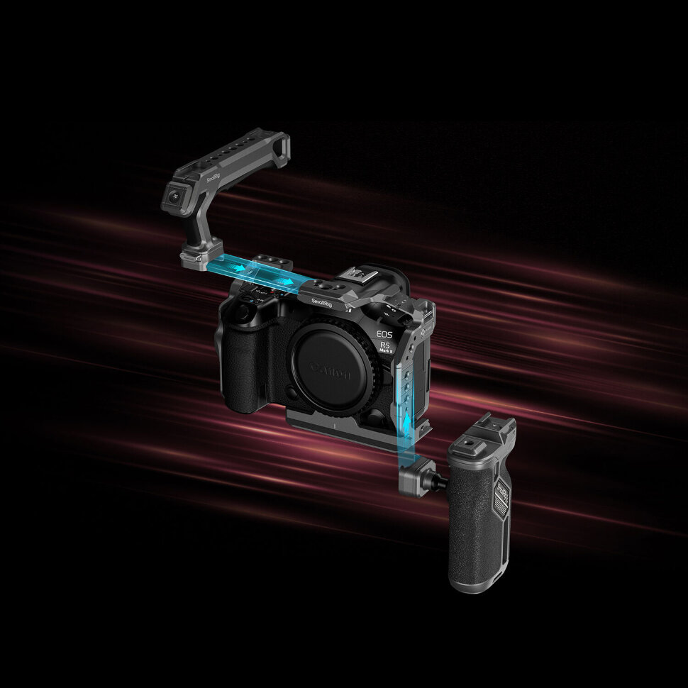 Клетка SmallRig 4975 "Black Mamba" для Canon R5 Mark II Клетка SmallRig 4975 "Black Mamba" для Canon R5 Mark II