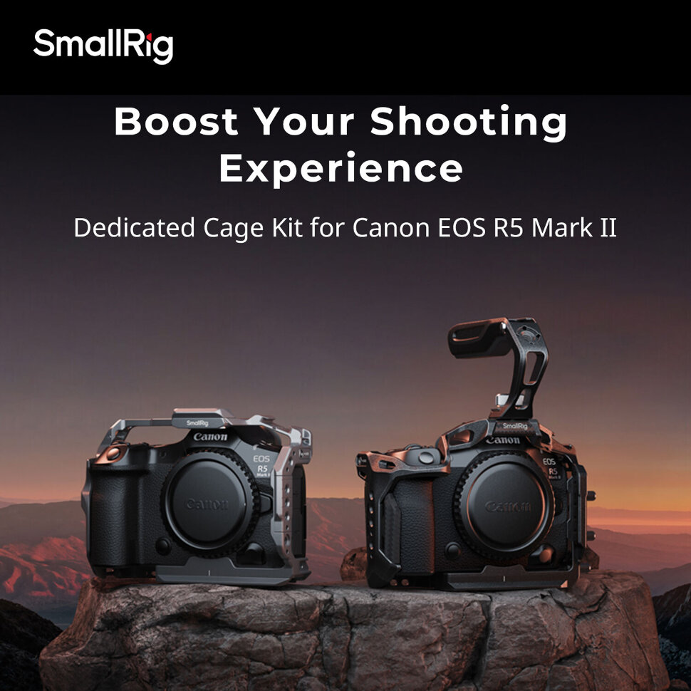 Клетка SmallRig 5029 HawkLock Kit для Canon R5 Mark II Клетка SmallRig 5029 HawkLock Kit для Canon R5 Mark II