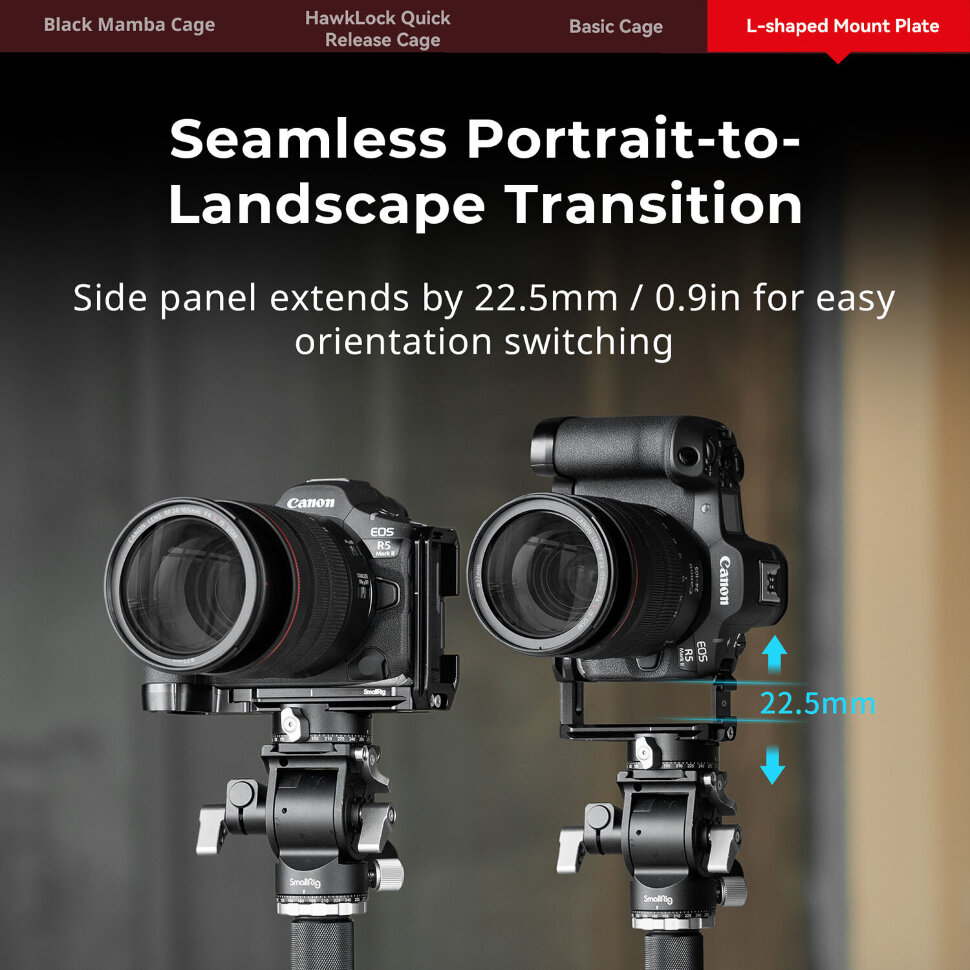 Клетка SmallRig 5029 HawkLock Kit для Canon R5 Mark II Клетка SmallRig 5029 HawkLock Kit для Canon R5 Mark II