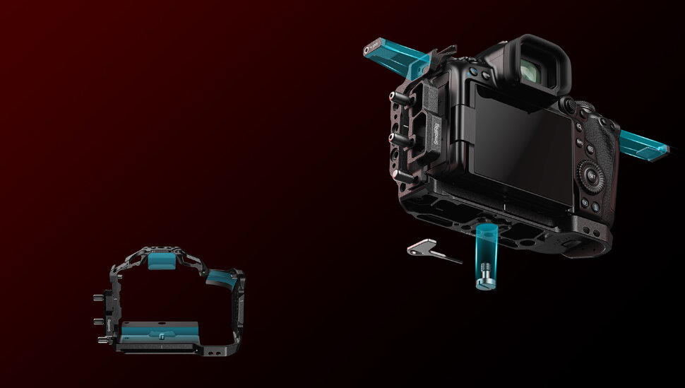 Клетка SmallRig 5029 HawkLock Kit для Canon R5 Mark II Клетка SmallRig 5029 HawkLock Kit для Canon R5 Mark II