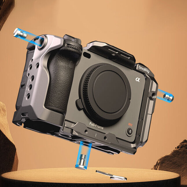 Клетка SmallRig 4772 HawkLock Half Cage для Sony FX3 / FX30 Клетка SmallRig 4772 HawkLock Half Cage для Sony FX3 / FX30