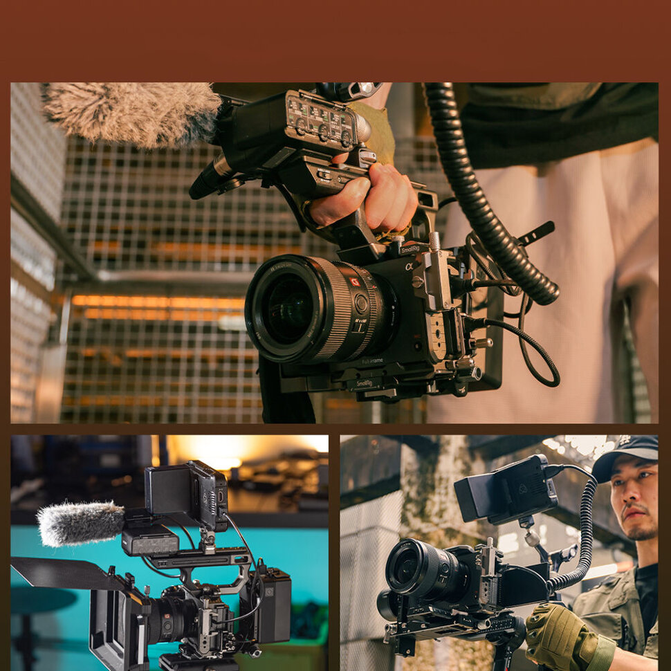 Клетка SmallRig 4772 HawkLock Half Cage для Sony FX3 / FX30 Клетка SmallRig 4772 HawkLock Half Cage для Sony FX3 / FX30